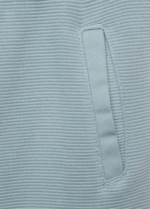 Elastic waist Bermuda shorts